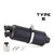 Universal Motorcycle Double Outlet Hole Exhaust Carbon Fiber Modified Escape Pipe Muffler For NINJA650 GSXR750 R6 S1000r CBR650R