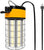 LED Temporary Work Light 7200Lumen 5000K Plug-n-Play Construction Work Light with Stainless Steel Guard & Hook for Workshop,Jobsite ETL Certified